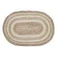 thumbnail image 5 of VHC Brands Jute Rug Oval with Pad, Natural and Crème, 20x31, 5 of 6