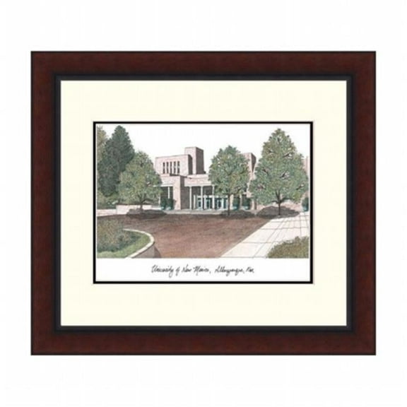 Campusimages NM999LR University of New Mexico Legacy Alumnus Framed Lithograph