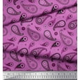 thumbnail image 3 of Soimoi Poly Georgette Fabric Floral & Paisley Print Fabric by The Yard 52 Inch Wide, 3 of 5
