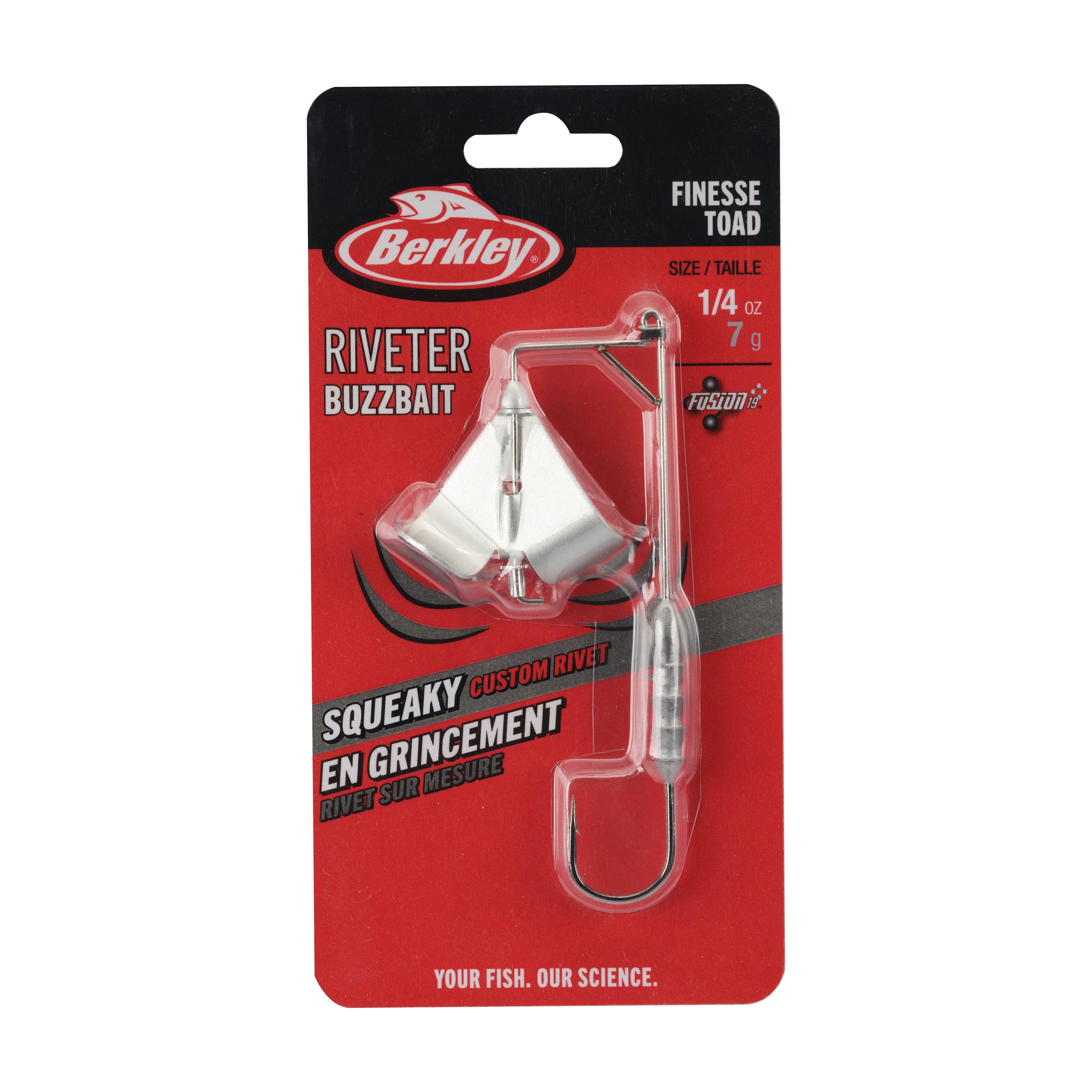 Berkley Toad Riveter Finesse, 1/4 oz, Silver