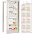 thumbnail image 1 of Over the Door Organizer s Extra Large Behind Door Storage of Compartments lbs Weight Capacity Over Door Organizer Door Hanging Organizer for Closet Diaper Organizer Room, 1 of 7