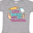 thumbnail image 4 of Inktastic I Love Baking with My Grandma Girls Baby Bodysuit, 4 of 5