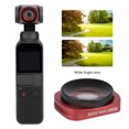 thumbnail image 4 of Filtro de Bolsillo ANGGREK Kit de Filtros de Lente 5 Piezas Gran Angular 125X para Osmo Pocket, 4 of 8