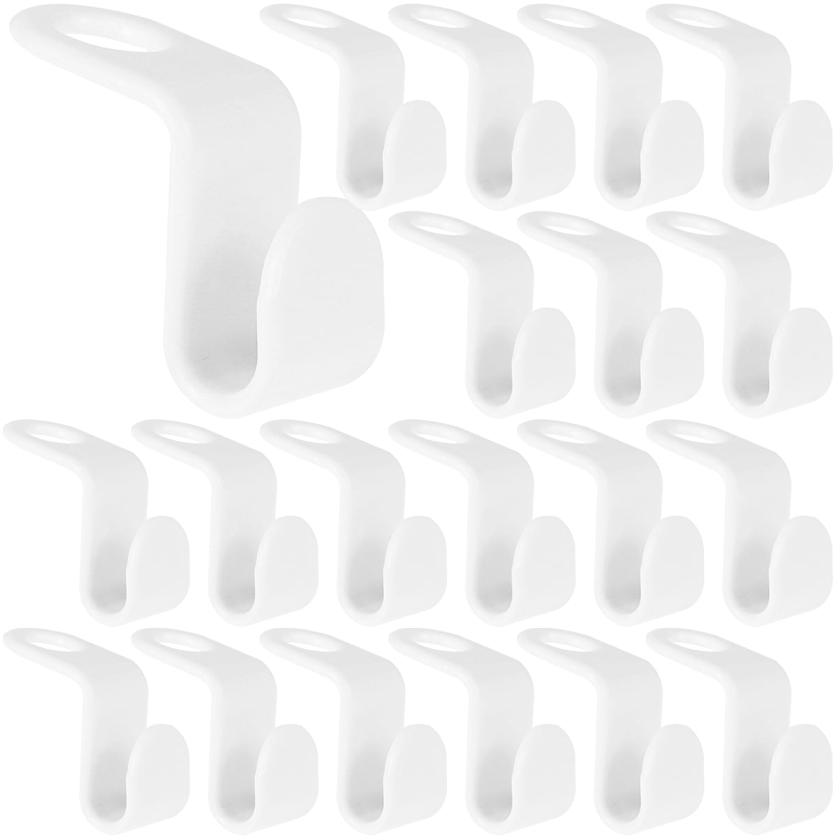 SchSin Clothes Hanger Connector Hooks 20 Pcs Plastic S Coat Hanger