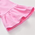 thumbnail image 6 of UACY Cute Short Ruffle Sleeve Peplum T-Shirts Crewneck Solid Color Tee Shirts Girls Lightweight Summer Casual Tops (Red, 9-10 Years), 6 of 9