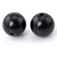 thumbnail image 3 of 150 Round Black Acrylic Beads 14mm Diameter with 2.4mm Hole, 3 of 3
