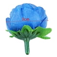 thumbnail image 4 of 50 artificial roses, 3 cm tall, wedding decoration, navy blue, 4 of 8