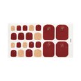 thumbnail image 2 of WREESH Foot Stickers Foot Nail Stickers Waterproof For Female DIY Nail Decoration Art, 2 of 2
