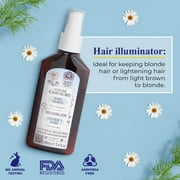 Camomila Intea Hair Lightener For Kids– Premium Sun Lightening Spray for Hair – Chamomile Hair Lightener Spray for Naturally Lighten Hair – No Bleach/Ammonia – Child-Friendly Formula - 3.4 Oz
