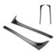 thumbnail image 2 of Car Rear Window Spoiler Side Wing Trim Accessories Fit for MK7 MK7.5 2014?2018Gloss Black, 2 of 5