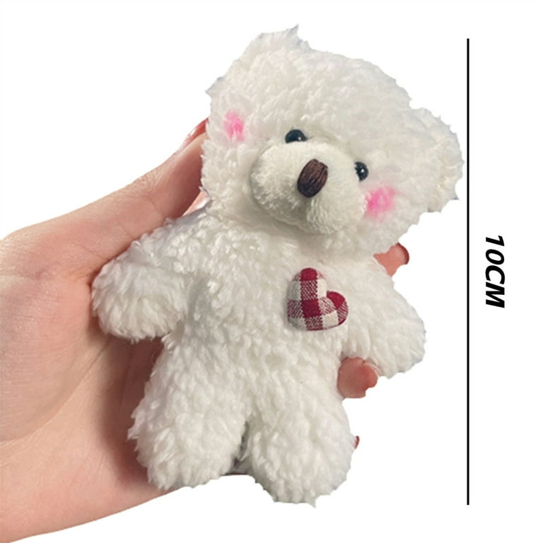 BINYOU 20cm Mini Bear Pendant Stuffed Animals Party Gift Plush