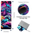 thumbnail image 4 of Graffiti Yoga Mat Towel, Storage Bag, 72.8"x26.8", Suitable for Yoga, Pilates, Fitness, etc. - Yoga Towels, Yoga Blanket included, 4 of 6