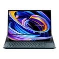 thumbnail image 3 of ASUS Zenbook Pro Duo 15 OLED UX582ZM-XS96T - Intel Core i9 - 12900H / up to 5 GHz - Win 11 Pro - GF RTX 3060 - 32 GB RAM - 1 TB SSD NVMe, Performance - 15.6" OLED touchscreen 1920 x 1080 (Full HD) - Wi-Fi 6 - celestial blue, 3 of 9