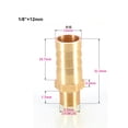 thumbnail image 2 of SagaSave BSP Hose Connector Fitting 1/8" (3mm) up to 1" (25mm) Garden Plumbing Hose Connection Easy Connect Multiple Choices, 2 of 4