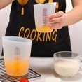 thumbnail image 4 of ENJOYW 250/500ml Double Scale Half Transparent Silicone Measurig Cup Soft Baking Tool Measuring Cup, 4 of 7