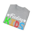 thumbnail image 4 of Feeding Kids Is A Work of Heart School Lunch Lady Worker Unisex T-Shirt, 4 of 4