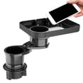 thumbnail image 4 of Mistaha Support de Gobelet de Voiture Réglable avec Rotation à 360° - Ajustement Universel pour Voiture, SUV et Camion - Solution de Rangement Multifonctionnelle pour Boissons, Téléphones, Collations, Clés - Fibre de Carbone & Mat, 4 of 7