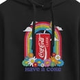 thumbnail image 3 of Coca-Cola - Have A Coke Rainbow - Juniors Cropped Pullover Hoodie, 3 of 5