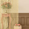 thumbnail image 6 of Gustave 3.3FT * 6.6FT Door String Curtain Wall Panel Fringe Window Room Divider Glitter Tassel Screen Ribbon Curtains for Wedding Home Party Decor "Orange Yellow", 6 of 9