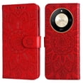 thumbnail image 4 of Funda tipo cartera GANGXUN para Honor Magic 6 Lite , diseño girasol, cuero PU, soporte, cierre magnético, tarjetero, 4 of 5