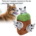 thumbnail image 3 of Interactive Dog Toys Hide And Seek Puppy Toys Colorful Squeak Stuffed Animals Plush Puzzles Tree Holes Raccoons (as shown), 3 of 7