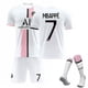 thumbnail image 2 of 22/23 Adultos Niños Fútbol Kits completos Trajes de entrenamiento de fútbol Ropa deportiva 21/22 22 / 23-21 22 Kit de visitante Mbappe 7-Adult S Bolígrafo Bolígrafo Bolígrafo de papelería, 2 of 3
