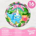 thumbnail image 2 of Girl Dinosaur Plates 7in 16 Count - Girl Dinosaur Party Supplies, 2 of 6