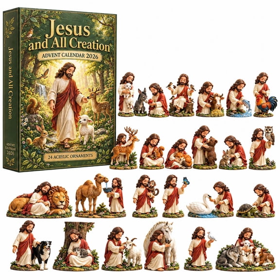 Clearance! Christmas Advent Calendar 2026, 24 Days Religious Countdown Calendar, Christmas Gifts