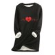 thumbnail image 3 of Ichuanyi liquidación mujer gruesa sudadera de vellón de manga larga estampado de manga ICHUANYI WER202308182029, 3 of 3