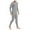 Gray, variant on Tawop Thermal Underwear for Men Long Johns Warm Crewneck Long Sleeves Top and Bottom Set Base Layer Outfits
