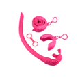 thumbnail image 2 of Soidarity Tubo de esnórquel plegable de silicona para hombres y mujeres, manguera de respiración húmeda enrollable portátil para natación y buceo, Deportes acuáticos Rosa roja Soidarity OD026674-05, 2 of 6
