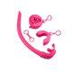 thumbnail image 1 of Soidarity Tubo de esnórquel plegable de silicona para hombres y mujeres, manguera de respiración húmeda enrollable portátil para natación y buceo, Deportes acuáticos Rosa roja Soidarity OD026674-05, 1 of 6