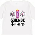 thumbnail image 4 of Inktastic Science Princess Girls Scientist Girls Long Sleeve Toddler T-Shirt, 4 of 5