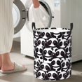 thumbnail image 4 of Laundry Basket, Panda Laundry Hamper Waterproof Laundry Bag Clothes Hamper Laundry Bin with Handles for Bedroom, Living Room, Kids Room, 4 of 6