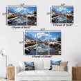 thumbnail image 4 of Designart "France French Alps I" Landscapes Metal Wall Decor Set, 4 of 5