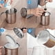 thumbnail image 3 of Manual Milk Frother Stainless Steel Double Mesh 400/800ML Coffee Creamer for Thick Foam, Latte, Hot Chocolate, 3 of 5