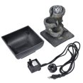 thumbnail image 2 of Elegante Adorno de Fuente de Escritorio Iluminado de Resina Con Bola de Cristal Paradoración Del Hogar, 2 of 7