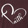 thumbnail image 5 of Wild Bobby Heart Made Of Faith Inspirational/Christian Men Premium Tri Blend Tee, Cardinal, Small, 5 of 5