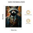 thumbnail image 2 of JRXY Cute panda colorful canvas wall art, colorful panda canvas print, panda canvas painting print, animal canvas print, colorful animal canvas 12x16 in, 2 of 5