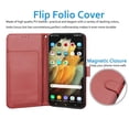 thumbnail image 5 of Galaxy S21 Plus 5G Case, Galaxy S21+ Wallet Case, Galaxy S21+ 5G 2020 PU Leather Cases, Njjex [Kickstand] Luxury PU Leather Wallet Case Flip Folio Cover [Card Slots] [Wrist Strap], 5 of 8