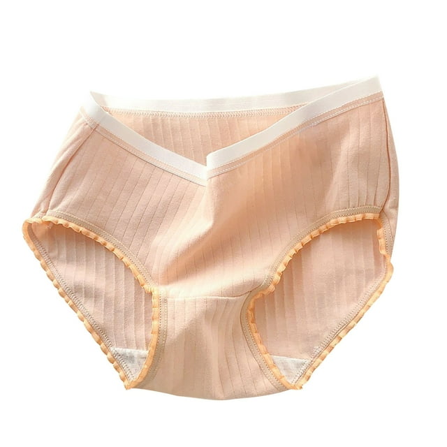 Ultra-Soft Cotton Imitation Girls Underwear - Breathable Mid Rise Hypoallergenic Panties (3-15Y)