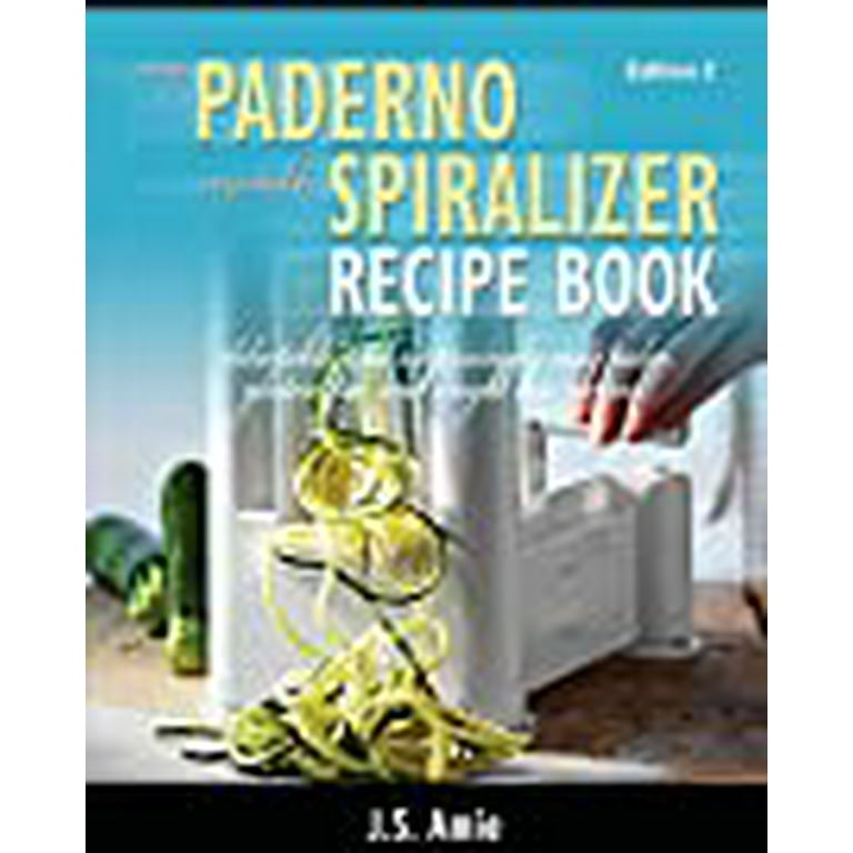Paderno World Cuisine 4-Blade Folding Vegetable Slicer / Spiralizer Pro, Counter