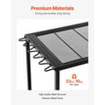 thumbnail image 5 of VEVOR Fishing Rod Holder for 10-Rods, Mobile Fishing Pole Rack Cart with Wheels, Fish Gear Equipment Organizer for Garage Home Indoor Use, for Tackle Box Reel Accessories Storage, Gifts for Men, 5 of 9