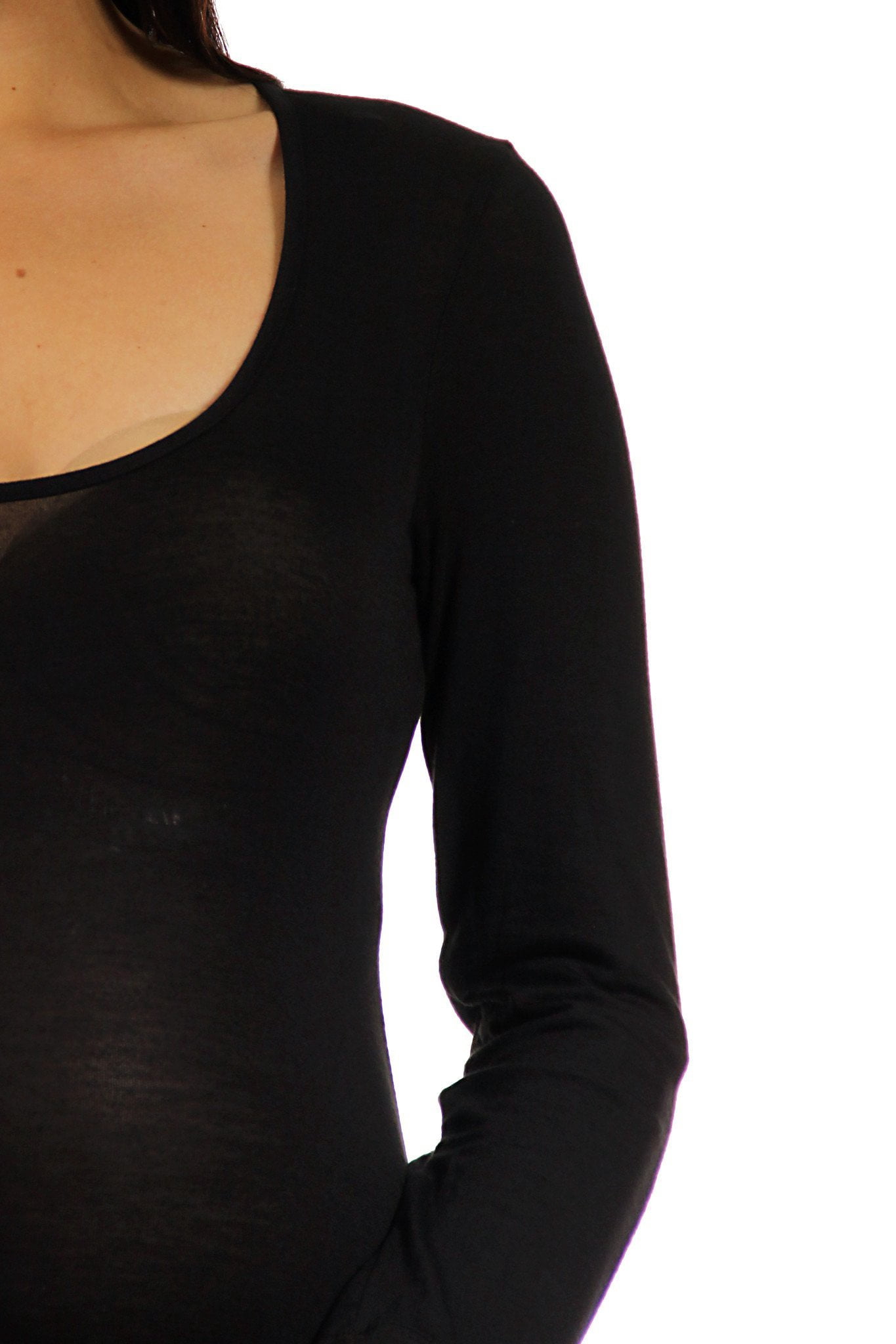 Women's Maternity Long Sleeve Scoop Neck Maxi Dress
