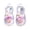 A-White, variant on Gpaecead Kids Glitter Ice Cream Print Jelly Sandals Closed Toe Adjustable Strap Non Slip Clear Sparkly Shoes For Beach, A-White