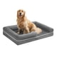 thumbnail image 1 of Feandrea Cama para Perros, Cama Ortopédica para Perros, Cama para Perros Grande, Impermeable, Funda Lavable Extraíble, Sofá para Perros con Fondo Antideslizante, Bordes Elevados, 42 x 32 x 8 Pulgadas,, 1 of 5