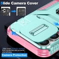 thumbnail image 2 of Funda para GANGXUN iPhone 13 Pro Max - Soporte metálico, Función magnética, Verde, 2 of 5