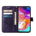 thumbnail image 3 of Galaxy A70 Phone Case, Dteck Embossed Butterfly Magnetic Flip PU Leather Wallet Foilo Case Stand Protective Cover with Hand Strap [Built-in card slots/money pocket] for Samsung Galaxy A70, Purple, 3 of 5