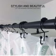 thumbnail image 5 of 12 Pack Shower Curtain Hooks, Rustproof Metal Double Glide Shower Curtain Rings for Bathroom Shower Curtains, 5 of 5