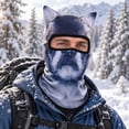 thumbnail image 7 of FUZHIQ Balaclava Ski Mask for Men Women 3D Animal Funny Print Head Cover Face Mask for Motorcycle Helmets,Dirt Bike Accessories Neck Gaiter,Bandanas, 7 of 7